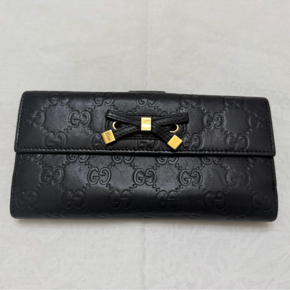 Gucci Guccissima Princy Continental Long Wallet
(Convert to mini Chain Bag)